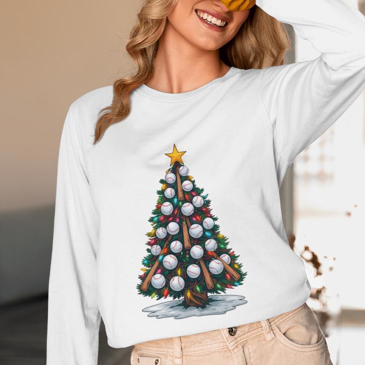 Baseball Christmas Tree Men Boys Youth Santa Sports Unisex Long Sleeve T-Shirt Baseball Christmas Tree Men Boys Youth Santa Sports Unisex Long Sleeve T-Shirt
