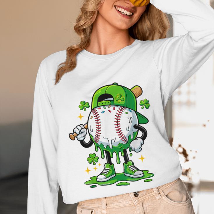 Baseball Drip Ice Cream Apparel Boy Youth St Patrick’s Day Unisex Long Sleeve T-Shirt Baseball Drip Ice Cream Apparel Boy Youth St Patrick’s Day Unisex Long Sleeve T-Shirt