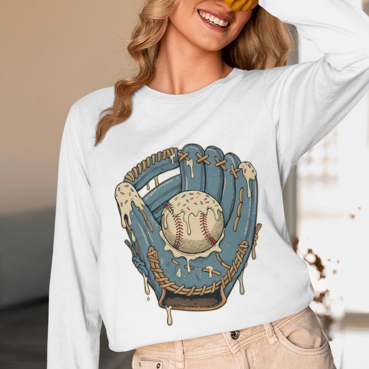 Baseball Drip Ice Cream Glove With Sprinkles And Ball Youth Premium Tri-Blend Unisex Long Sleeve T-Shirt Baseball Drip Ice Cream Glove With Sprinkles And Ball Youth Premium Tri-Blend Unisex Long Sleeve T-Shirt