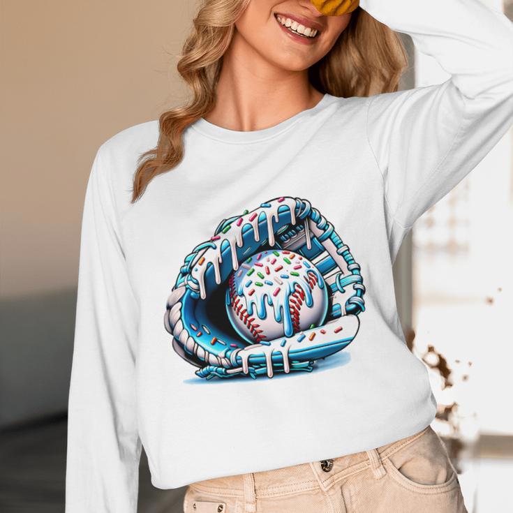 Baseball Drip Ice Cream Sprinkles Baseball Glove Premium Tri-Blend Unisex Long Sleeve T-Shirt Baseball Drip Ice Cream Sprinkles Baseball Glove Premium Tri-Blend Unisex Long Sleeve T-Shirt