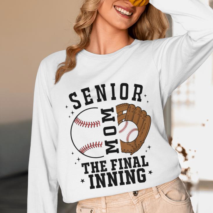 Baseball Senior Mom 2026 The Final Inning Unisex Long Sleeve T-Shirt Baseball Senior Mom 2026 The Final Inning Unisex Long Sleeve T-Shirt