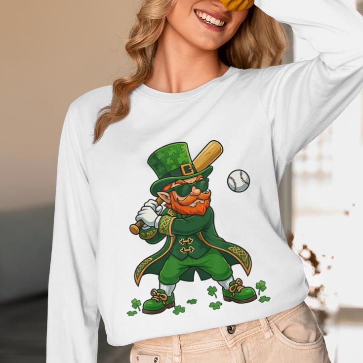 Baseball St Patricks Day Leprechaun Boys Girls Men Women Unisex Long Sleeve T-Shirt Baseball St Patricks Day Leprechaun Boys Girls Men Women Unisex Long Sleeve T-Shirt