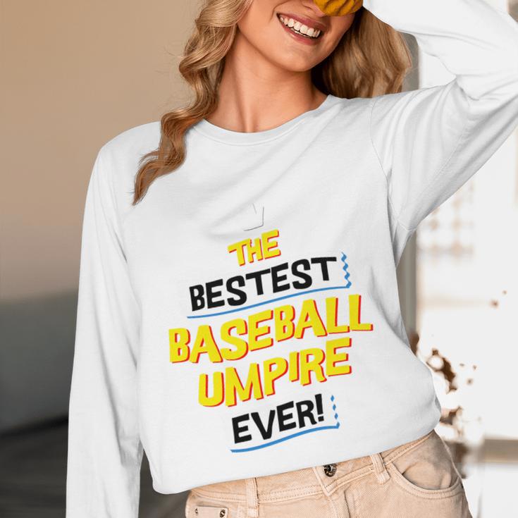 Best Baseball Umpire Job Occupation Premium Tri-Blend Unisex Long Sleeve T-Shirt