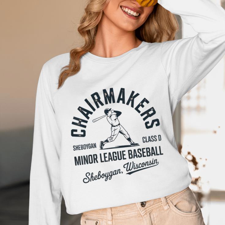 Chairmakers Sheboygan Minor League Baseball Unisex Long Sleeve T-Shirt Chairmakers Sheboygan Minor League Baseball Unisex Long Sleeve T-Shirt