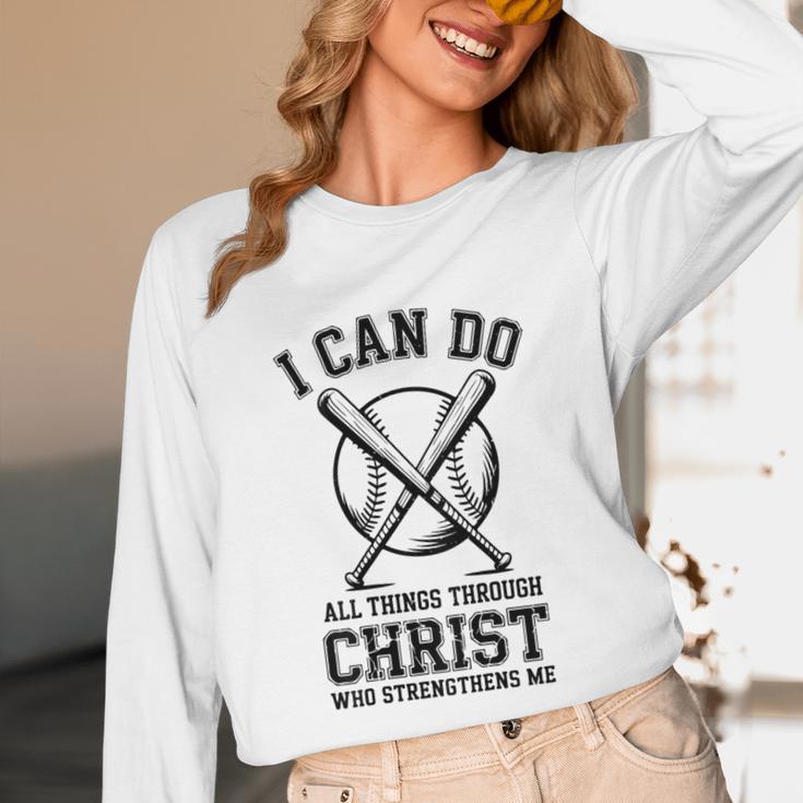 Christian Baseball Philippians 4 Unisex Long Sleeve T-Shirt Christian Baseball Philippians 4 Unisex Long Sleeve T-Shirt