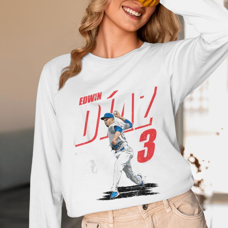 Edwin Diaz Los Angeles D Baseball Players MLBEDD204M Unisex Long Sleeve T-Shirt