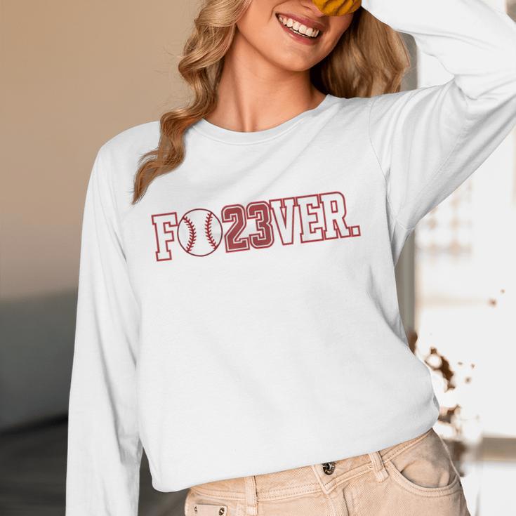 Fo23ver Baseball Sports Fan 23 Forever Unisex Long Sleeve T-Shirt Fo23ver Baseball Sports Fan 23 Forever Unisex Long Sleeve T-Shirt