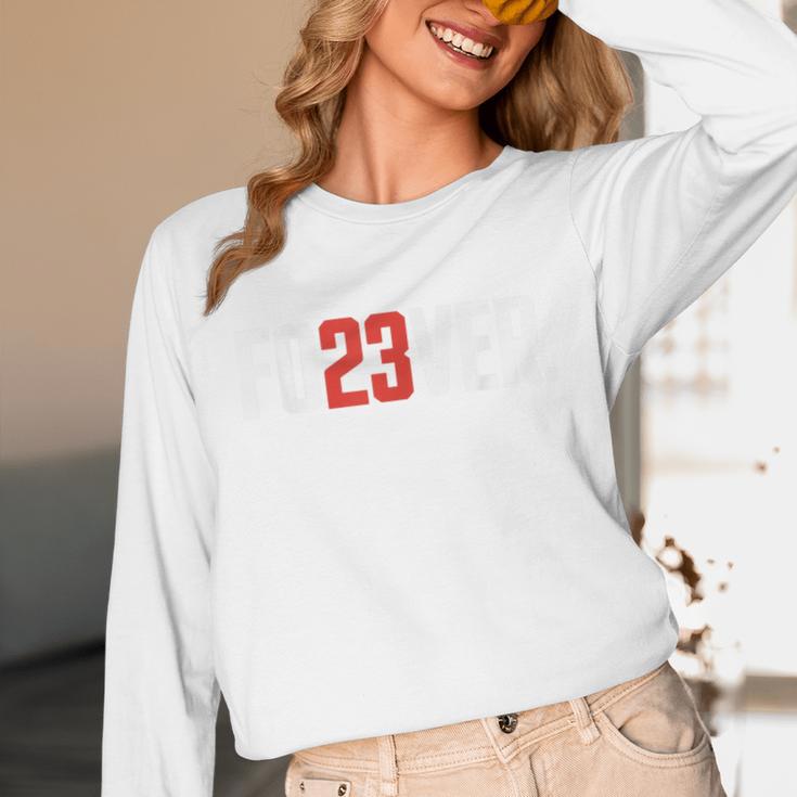FO23VER Trendy Number 23 Baseball Team Sport For Women Men Unisex Long Sleeve T-Shirt FO23VER Trendy Number 23 Baseball Team Sport For Women Men Unisex Long Sleeve T-Shirt