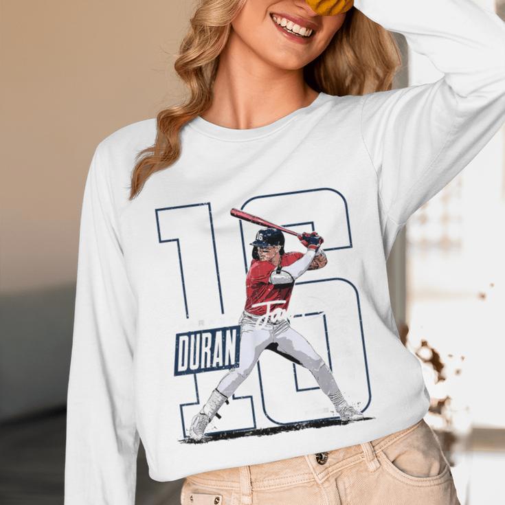 Jarren Duran Boston MLB Baseball Players MLBJDU202M Unisex Long Sleeve T-Shirt Jarren Duran Boston MLB Baseball Players MLBJDU202M Unisex Long Sleeve T-Shirt