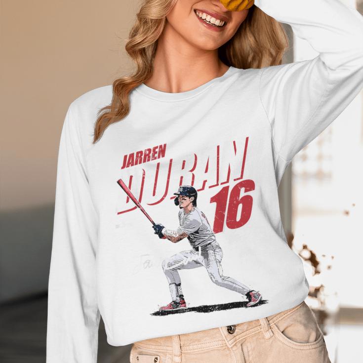 Jarren Duran Boston MLB Baseball Players MLBJDU204M Unisex Long Sleeve T-Shirt Jarren Duran Boston MLB Baseball Players MLBJDU204M Unisex Long Sleeve T-Shirt