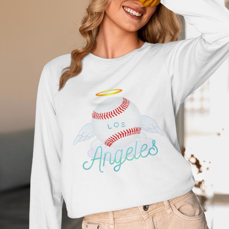 Los Angeles Angel Ball Tshirt Cool Baseball Team Premium Tri-Blend Unisex Long Sleeve T-Shirt Los Angeles Angel Ball Tshirt Cool Baseball Team Premium Tri-Blend Unisex Long Sleeve T-Shirt