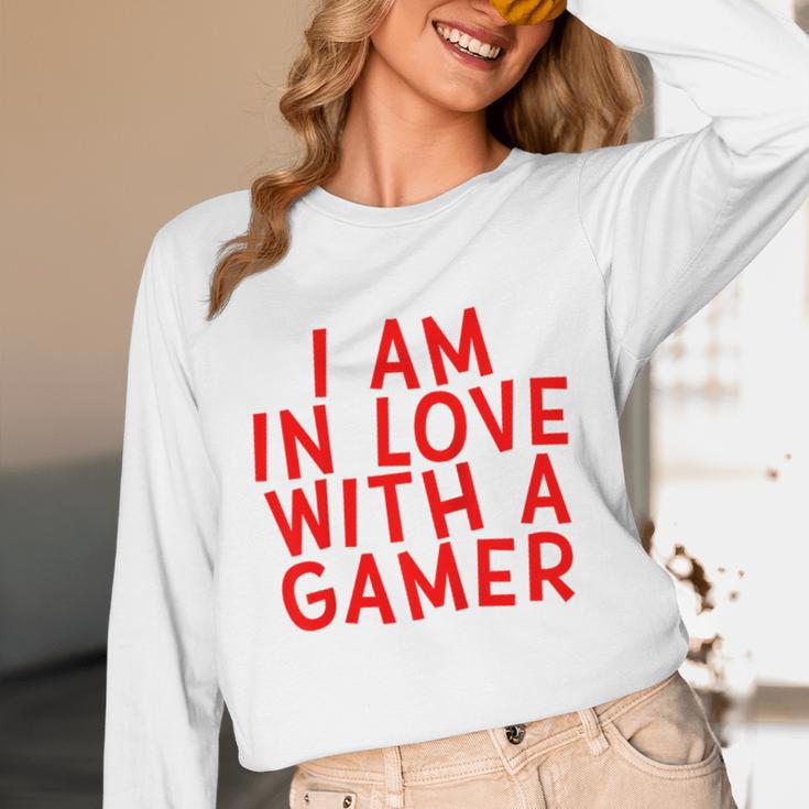 I Am In Love With A Gamer Cute Valentines Day Gamer Couple Raglan Baseball Tee Unisex Long Sleeve T-Shirt I Am In Love With A Gamer Cute Valentines Day Gamer Couple Raglan Baseball Tee Unisex Long Sleeve T-Shirt