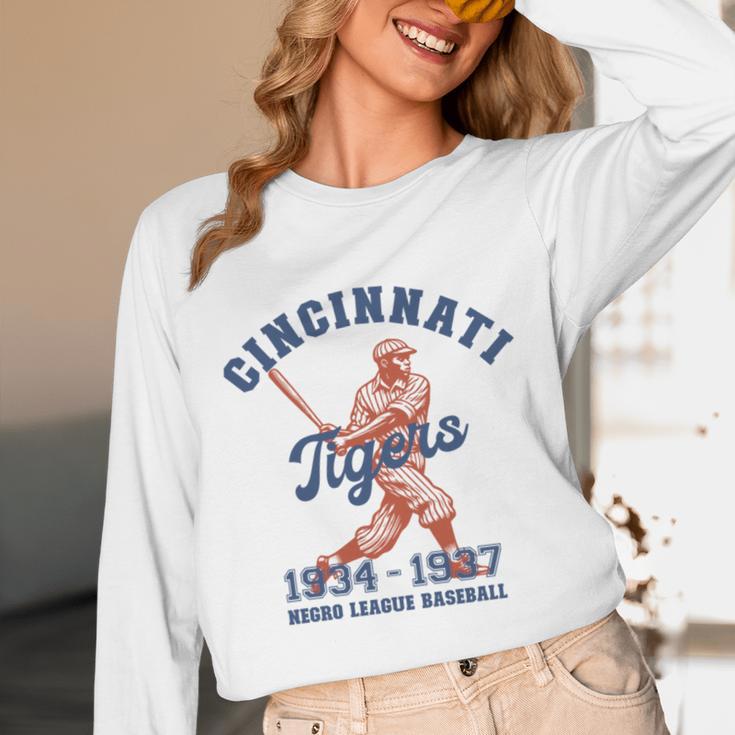 Negro League Baseball History Month Cincinnati Ohio Unisex Long Sleeve T-Shirt