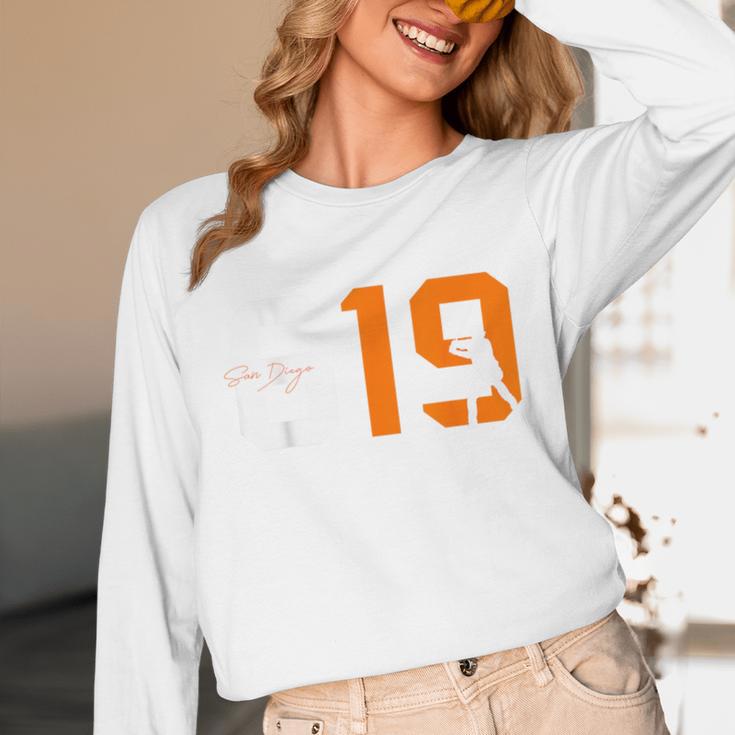 Retro San Diego 619 Vintage 90's Baseball Sports Style Lover Unisex Long Sleeve T-Shirt