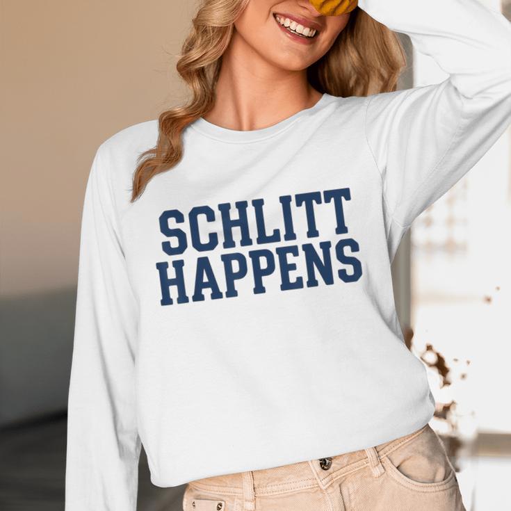 Schlitt Happens NY Bronx I Heart Baseball Apparel Unisex Long Sleeve T-Shirt