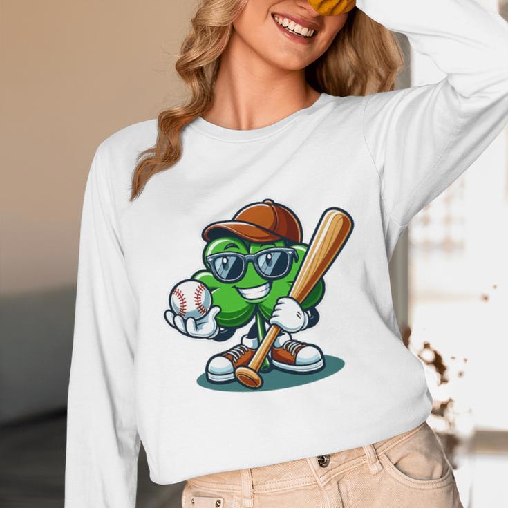Shamrock Baseball St Patrick's Day Kids Boys Toddlers Premium Tri-Blend Unisex Long Sleeve T-Shirt Shamrock Baseball St Patrick's Day Kids Boys Toddlers Premium Tri-Blend Unisex Long Sleeve T-Shirt