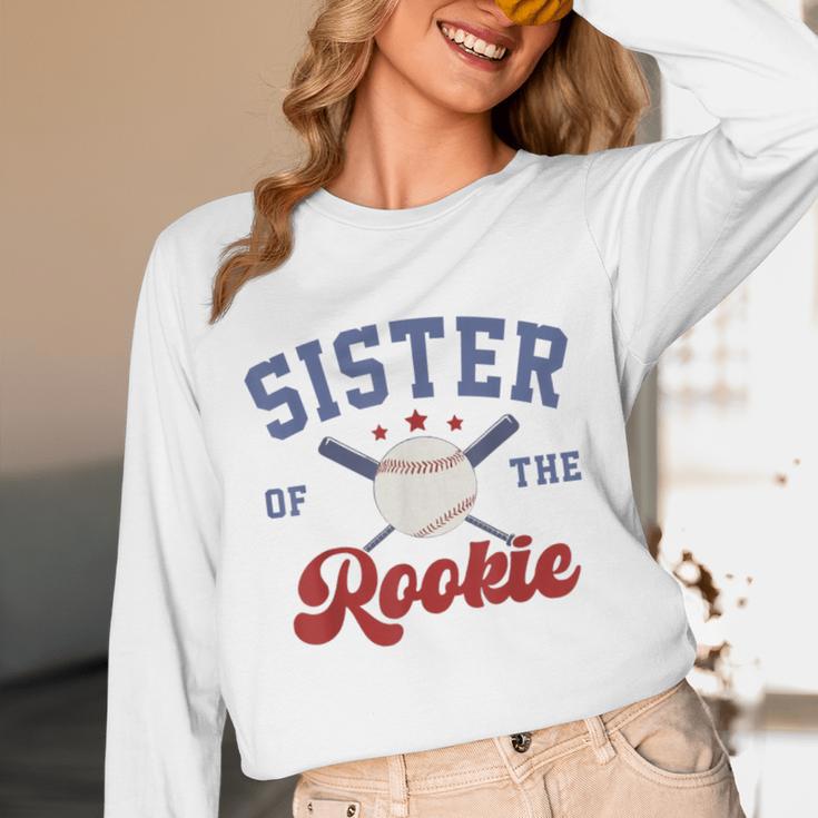 Sister Of Rookie 1st Birthday Baseball Boy Family Matching Unisex Long Sleeve T-Shirt Sister Of Rookie 1st Birthday Baseball Boy Family Matching Unisex Long Sleeve T-Shirt