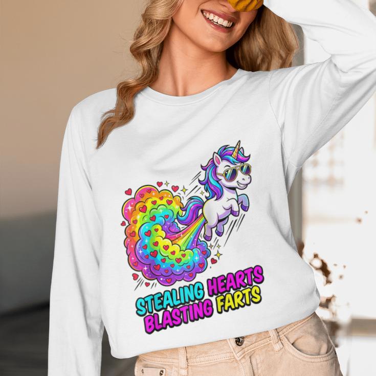 Unicorn Fart Valentine Stealing Hearts Blasting Farts Raglan Baseball Tee Unisex Long Sleeve T-Shirt Unicorn Fart Valentine Stealing Hearts Blasting Farts Raglan Baseball Tee Unisex Long Sleeve T-Shirt