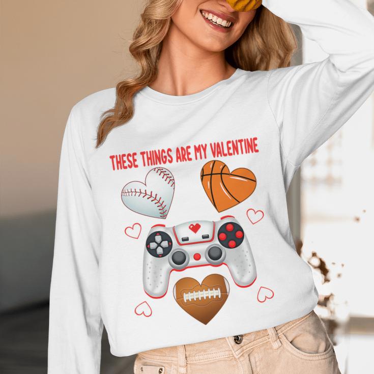 Valentines Day Boys Men Hearts Gaming Football Baseball Love Premium Tri-Blend Unisex Long Sleeve T-Shirt Valentines Day Boys Men Hearts Gaming Football Baseball Love Premium Tri-Blend Unisex Long Sleeve T-Shirt