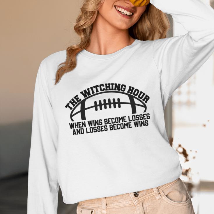 The Witching Hour When Wins Become Losses Baseball Premium Tri-Blend Unisex Long Sleeve T-Shirt