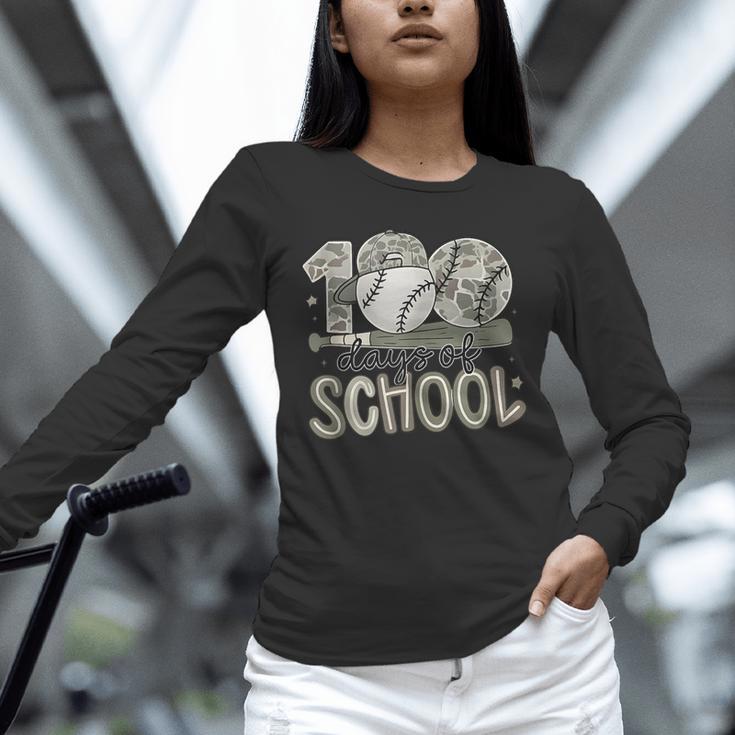 100 Days Of School Baseball Cap Boy School Teacher Unisex Long Sleeve T-Shirt