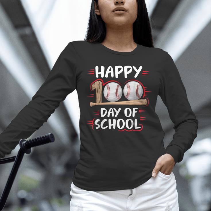100 Days Of School Baseball Theme Kids Teens Boys 100th Day Unisex Long Sleeve T-Shirt 100 Days Of School Baseball Theme Kids Teens Boys 100th Day Unisex Long Sleeve T-Shirt