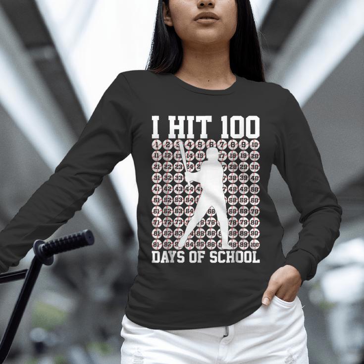100 Days Of School Boys Kids 100th Day Balls For Baseball Unisex Long Sleeve T-Shirt 100 Days Of School Boys Kids 100th Day Balls For Baseball Unisex Long Sleeve T-Shirt