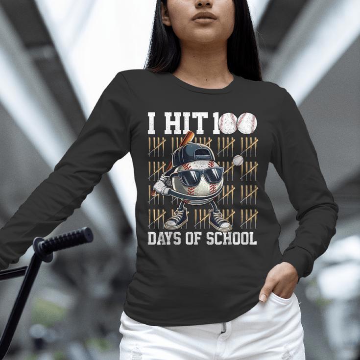 100 Days Of School Boys Kids 100th Day Balls Baseball Kids Unisex Long Sleeve T-Shirt 100 Days Of School Boys Kids 100th Day Balls Baseball Kids Unisex Long Sleeve T-Shirt