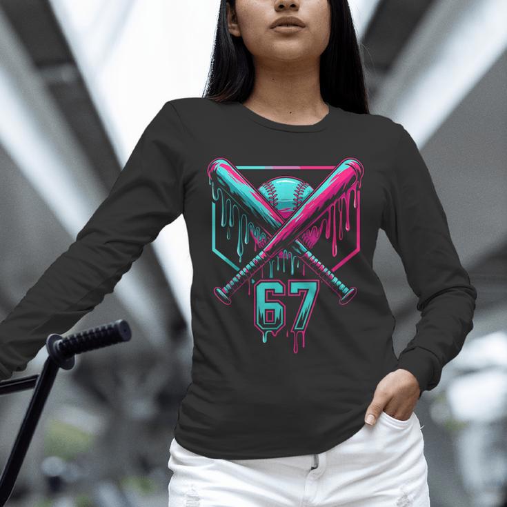 67 Baseball Drip Six Seven Gen Alpha Slag Unisex Long Sleeve T-Shirt 67 Baseball Drip Six Seven Gen Alpha Slag Unisex Long Sleeve T-Shirt