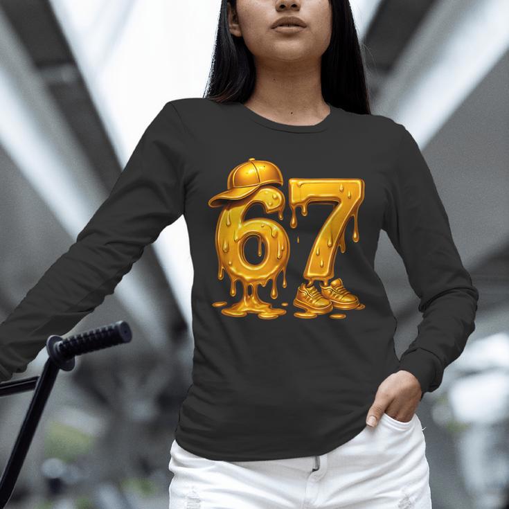67 Brain Rot Meme Baseball Ice Cream Drip For Kids & Teens Unisex Long Sleeve T-Shirt 67 Brain Rot Meme Baseball Ice Cream Drip For Kids & Teens Unisex Long Sleeve T-Shirt