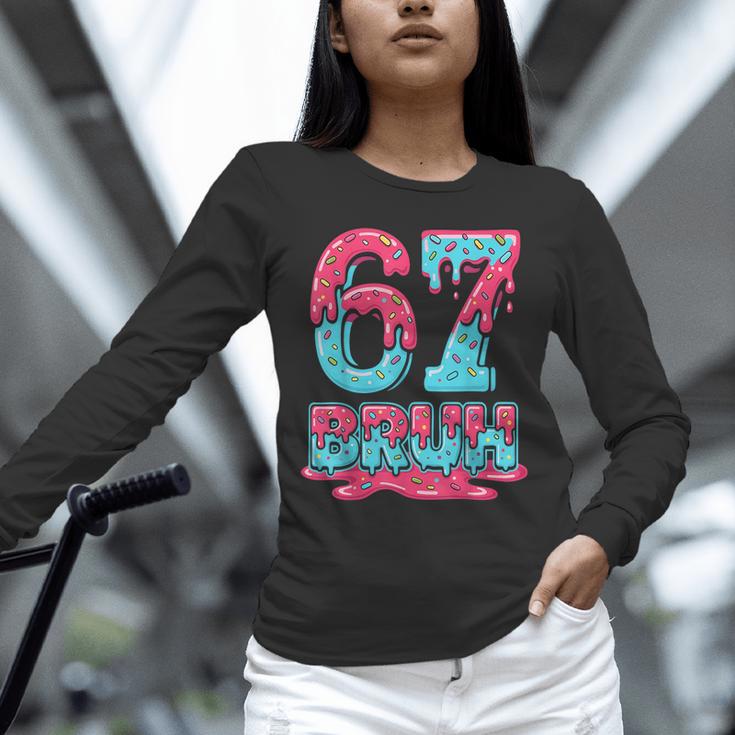 67 Ice Cream Drip Baseball For Men Women Kids Unisex Long Sleeve T-Shirt 67 Ice Cream Drip Baseball For Men Women Kids Unisex Long Sleeve T-Shirt