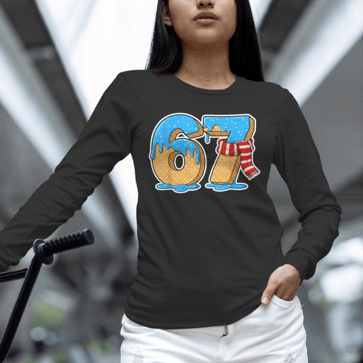 67 Ice Cream Drip Six Seven Baseball Drip 67 Boys Meme Unisex Long Sleeve T-Shirt 67 Ice Cream Drip Six Seven Baseball Drip 67 Boys Meme Unisex Long Sleeve T-Shirt