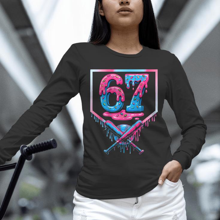 67 Six Seven Baseball Ice Cream Drip Cool Meme 67 Unisex Long Sleeve T-Shirt 67 Six Seven Baseball Ice Cream Drip Cool Meme 67 Unisex Long Sleeve T-Shirt