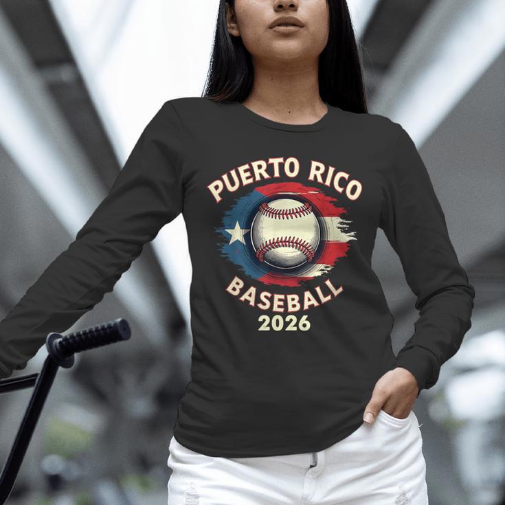 Baseball 2026 Puerto Rico Island Pride Sports Theme Unisex Long Sleeve T-Shirt Baseball 2026 Puerto Rico Island Pride Sports Theme Unisex Long Sleeve T-Shirt