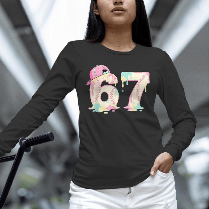Baseball 67 Dripping Six Seven Drip Boys Gen Z Unisex Long Sleeve T-Shirt Baseball 67 Dripping Six Seven Drip Boys Gen Z Unisex Long Sleeve T-Shirt