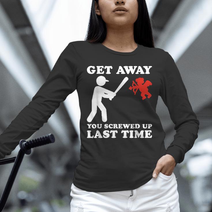 Baseball Anti Valentine Humor Cupid Joke Men Women Unisex Long Sleeve T-Shirt Baseball Anti Valentine Humor Cupid Joke Men Women Unisex Long Sleeve T-Shirt
