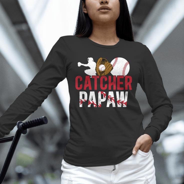 Baseball Catcher Papaw Proud Papaw Of A Baseball Catcher Unisex Long Sleeve T-Shirt Baseball Catcher Papaw Proud Papaw Of A Baseball Catcher Unisex Long Sleeve T-Shirt