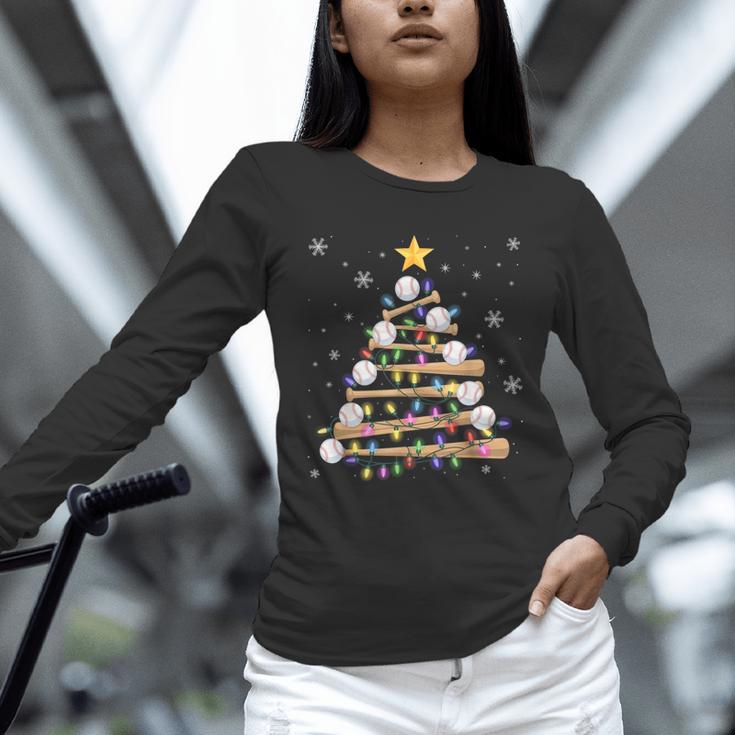 Baseball Christmas Tree Light Xmas Baseball Boys Kids Unisex Long Sleeve T-Shirt Baseball Christmas Tree Light Xmas Baseball Boys Kids Unisex Long Sleeve T-Shirt