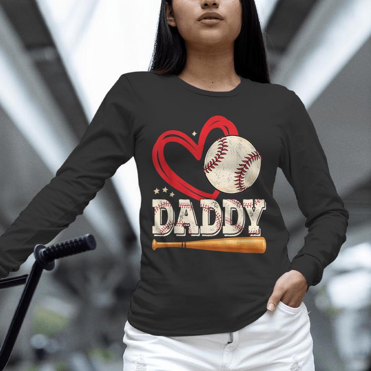 Baseball Daddy Baseball Heart Family Matching Unisex Long Sleeve T-Shirt Baseball Daddy Baseball Heart Family Matching Unisex Long Sleeve T-Shirt
