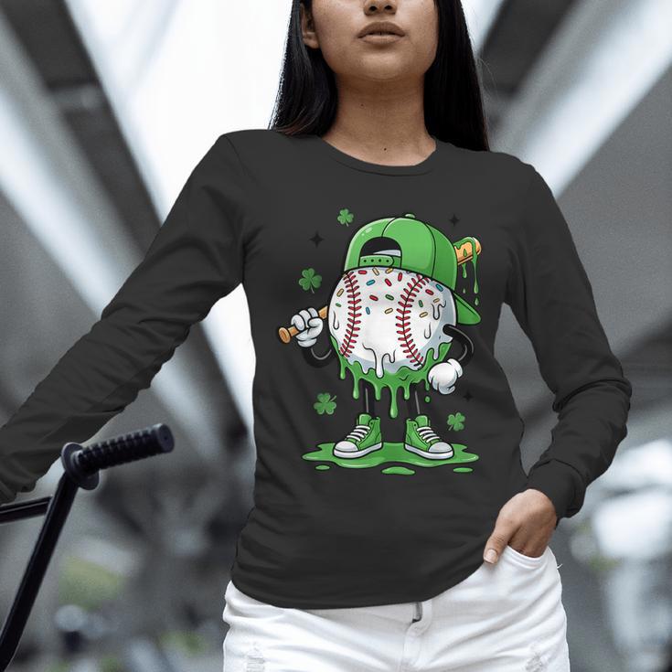 Baseball Drip For Boys Ice Cream Drip Baseball Player Unisex Long Sleeve T-Shirt Baseball Drip For Boys Ice Cream Drip Baseball Player Unisex Long Sleeve T-Shirt