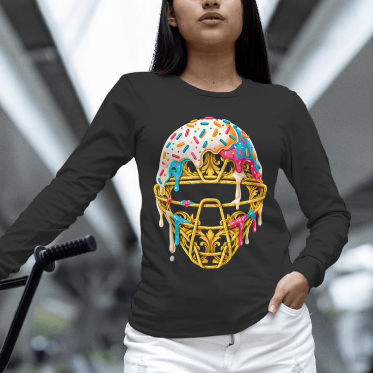 Baseball Drip For Boys Ice Cream Drip Youth Boys Catcher's Unisex Long Sleeve T-Shirt Baseball Drip For Boys Ice Cream Drip Youth Boys Catcher's Unisex Long Sleeve T-Shirt