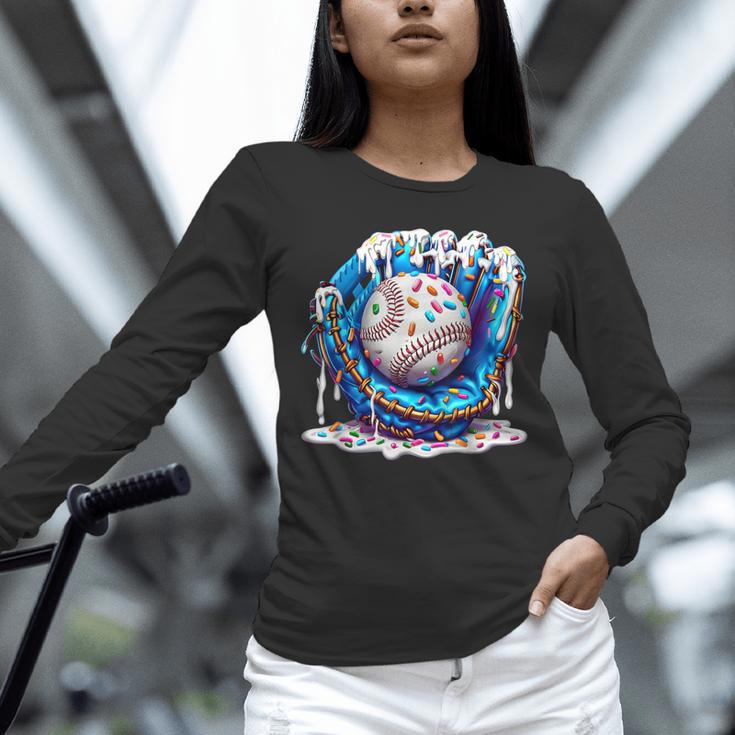 Baseball Drip For Boys Ice Cream Drip Youth Baseball Boys Unisex Long Sleeve T-Shirt Baseball Drip For Boys Ice Cream Drip Youth Baseball Boys Unisex Long Sleeve T-Shirt