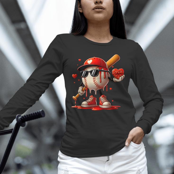 Baseball Drip Ice Cream Apparel Youth Boy Valentine Unisex Long Sleeve T-Shirt Baseball Drip Ice Cream Apparel Youth Boy Valentine Unisex Long Sleeve T-Shirt