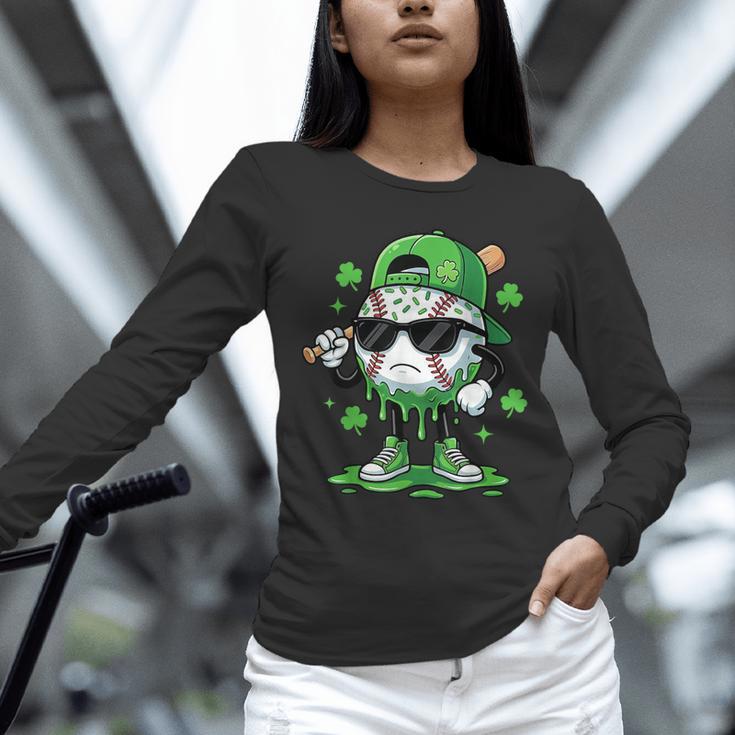 Baseball Drip Ice Cream Shamrock Kids Boy St Patrick’s Day Unisex Long Sleeve T-Shirt Baseball Drip Ice Cream Shamrock Kids Boy St Patrick’s Day Unisex Long Sleeve T-Shirt