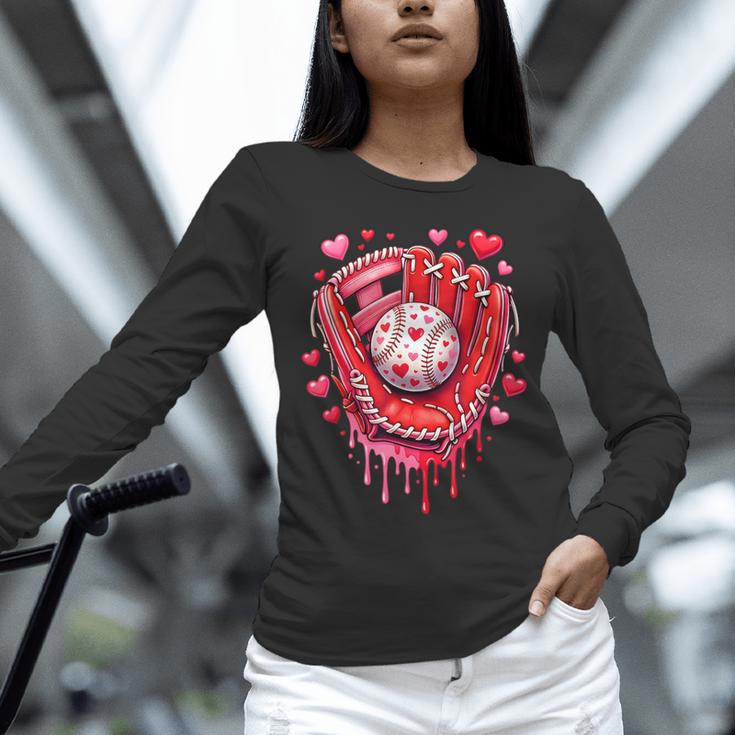Baseball Drip Ice Cream Sprinkles Valentines Day Baseball Unisex Long Sleeve T-Shirt Baseball Drip Ice Cream Sprinkles Valentines Day Baseball Unisex Long Sleeve T-Shirt