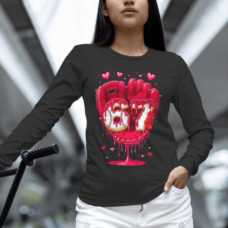 Baseball Drip Ice Cream Valentine Youth Boys Girls Sport Unisex Long Sleeve T-Shirt Baseball Drip Ice Cream Valentine Youth Boys Girls Sport Unisex Long Sleeve T-Shirt