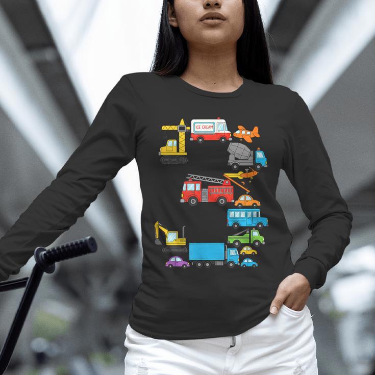 Baseball Ice Cream Drip Vehicles Youth Baseball Drip Unisex Long Sleeve T-Shirt