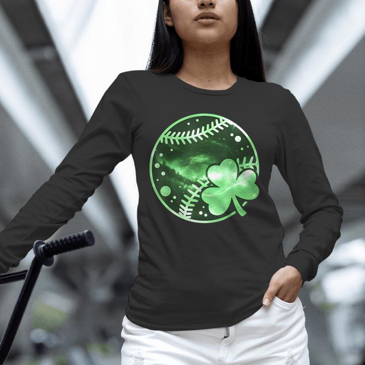 Baseball Irish Shamrock Lucky Clover St Patricks Day Boys Unisex Long Sleeve T-Shirt Baseball Irish Shamrock Lucky Clover St Patricks Day Boys Unisex Long Sleeve T-Shirt