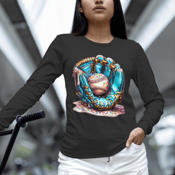 Baseball Lifestyle Apparel Youth Baseball Drip Ice Cream Unisex Long Sleeve T-Shirt