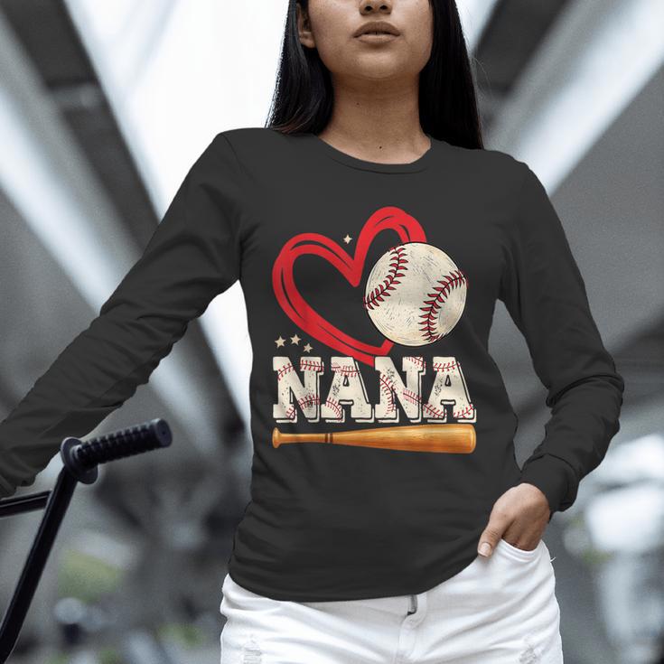 Baseball Nana Baseball Heart Family Matching Unisex Long Sleeve T-Shirt